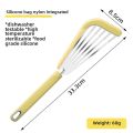 The kitchen anti-scalding frying spatula heat-resistant frying fish spatula all stainless steel spatula home outdoor cooking.