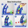 Archery Catapult Children Parent-child Indoor and Outdoor Shooting Toys Target EVA Sponge Ball Bucket Children Puzzle Toy .