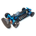Tamiya Sakura TT02 TT01 V2 1:10 4WD RC Car Carbon Fiber Frame Al Alloy DIY Model Remote Control Drift Racing Upgrade Parts KIT.