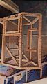 WOODEN BIRDS CAGE BEAUTIFULL BIG SIZE BIRD CAGE IDEAL FOR BIRDA PARRTS AND OTHER .HAVEY WOOD AND HAVEY NET IRON GALI WORK... 
