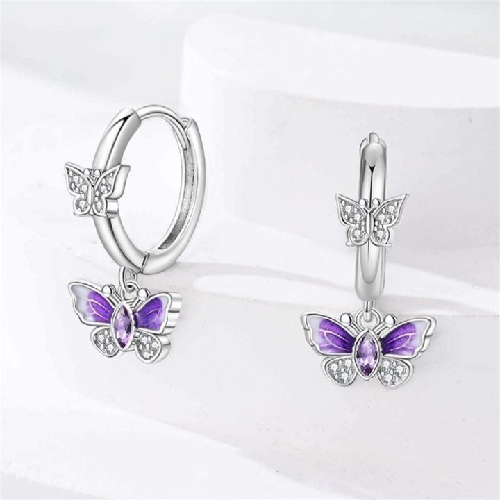 2025%20Stud%20Earrings%20For%20Women%20925%20Sterling%20Silver%20Colorful%20Starfish%20Shell%20Sparkling%20Butterfly%20Luxury%20Fine%20Jewelry%20Girl's%20Earrings%20-%20Image%206