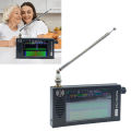 DSP SDR Radio Receiver Portable Shortwave Radio Rechargeable Shortwave AM FM DSP Radio with Headphone Antenna Jack for Hiking. 