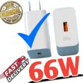 66w Fast Charger | 66w power bank | 66w Charger Compatible For All Android Mobiles Huawei P30, Mi 10T Tecno Camon 19 Neo, One 9 Plue,Tecno Pova 5 , Huawei P30. 