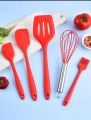 Imported from china Pack of 5 Silica Gel Kitchen Utensils Set with Box Packing (Mix/Random color)

Package Includes
1. 