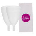 2 Pcs Feminine Hygiene Menstrual Silicone Cup Medical Silicone Menstrual Cup Lady Women Period Cup Copa menstrual. 