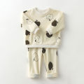 Spring Baby Boy Girl Clothes Sets Cotton Long Sleeve Kids Suit + Pants 2 Pcs Toddler Kids Clothes Baby Homewear.