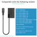 ACK-E18 DR-E18 DC Coupler LP-E17 Dummy Battery AC Power Adapter Kit for Canon EOS Rebel SL2 SL3 T6i T6S T7i T8i 200D 200D II. 