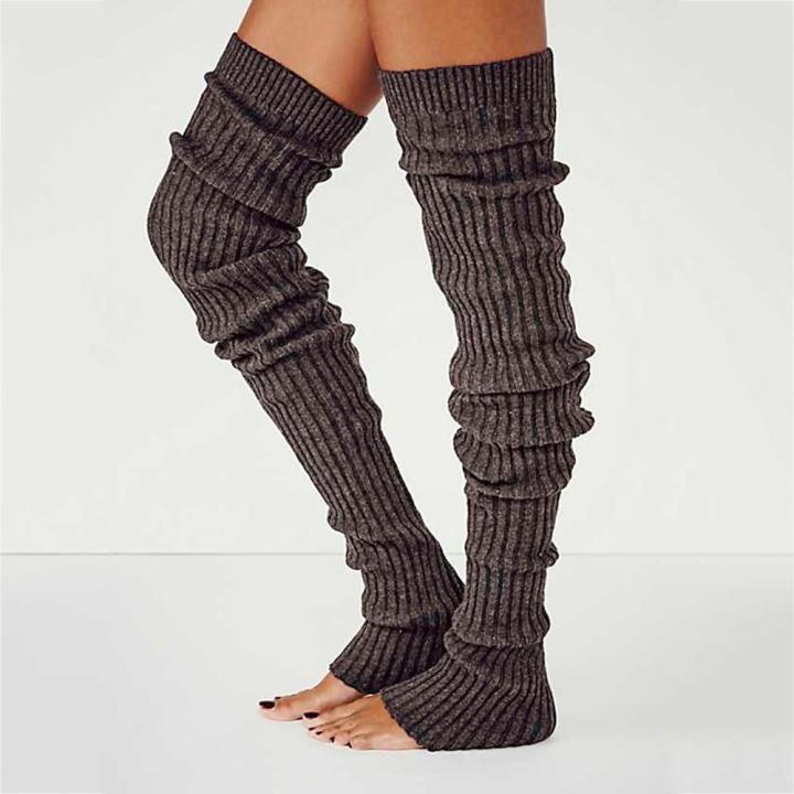 Women%20Winter%20Warm%20Leg%20Warmers%20Knee%20High%20Socks%20Girl%20Boot%20Topper%20Sock%20Warm%20Foot%20Cover%20Skinny%20Stockings%20Knitted%20Crochet%20Long%20Socks%20-%20Image%207