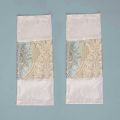 Brocade Floral Printed Neck Roll Cushion Cover. 