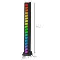 RGB LED Light Bar Music Sound Control Pickup Light Rhythm Ambient Lamp Atmosphere Night Light for Car TV Game Computer Desktop. 