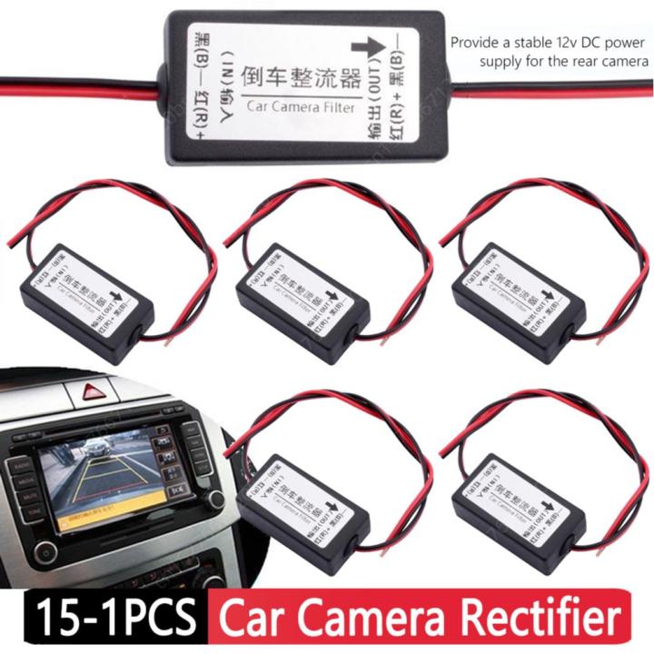 4X 12V DC Power Relay Capacitor Filter Rectifier for Car Rear View Backup Camera 4X 12V DC Power Relay Capacitor Filter Rectifier for Car Rear View Backup Camera