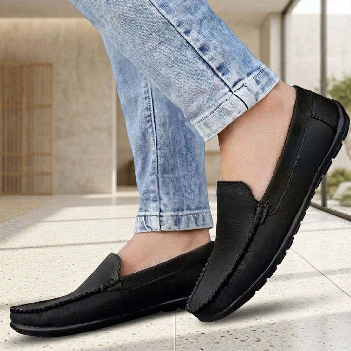 High Quality Js Leather Js-11224 Slip Moccasins Loafers Casual Shoes For Men Driving - Shoe - Lofar