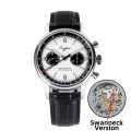 Sugess 1963 Pilot Watch Men Mechanical Chronograph Panda Wristwatch Air Force Sapphire Waterproof for Seagull Movement ST1901 v3. 