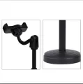 Tiktok, sketch and Art drawing, and YouTube videos creator Compatible Compact Lightweight Mobile Smart Phone Tripod Stand - Black. 