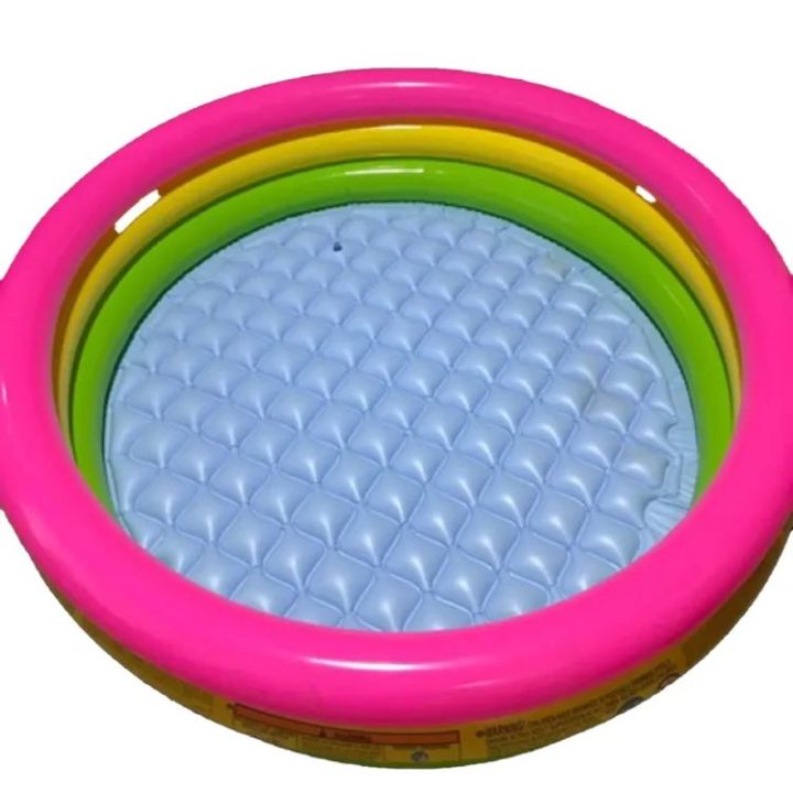 INTEX - Sunset Glow Baby Pool For Kids Inflatable Kids Bath Tub For Children - 3FT