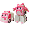 Korea Polis Robocar Robot Deformation Transformation Amber Roy Haley Anime Action Figure Cartoon Kids Toy For Children. 