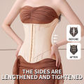 MiiOW U-shaped Waist Trainer Corset Women Buttoned Shapers Breast Lifted Waist Trainer Steel Bone Slimming Woman Body Shapewear. 