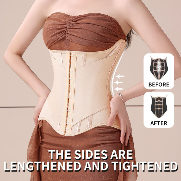 MiiOW%20U-shaped%20Waist%20Trainer%20Corset%20Women%20Buttoned%20Shapers%20Breast%20Lifted%20Waist%20Trainer%20Steel%20Bone%20Slimming%20Woman%20Body%20Shapewear%20-%20Image%205