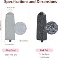 8Pcs Roller Wheels Foot Scrub Head Pedicure Tools Refill File Replacement Heads Rollers Replaceable Roller Foot.