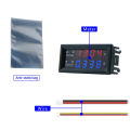 M4430 DC 100V 200V 10A Digital Voltmeter Ammeter 4-Digit 0.28 inch LED Display Voltage Volt Amp Tester Panel Meter. 