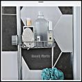 Stainless Steel Faucet Sponge Holder – Kitchen Sink Caddy for Dish Soap & Sponge Storage. 