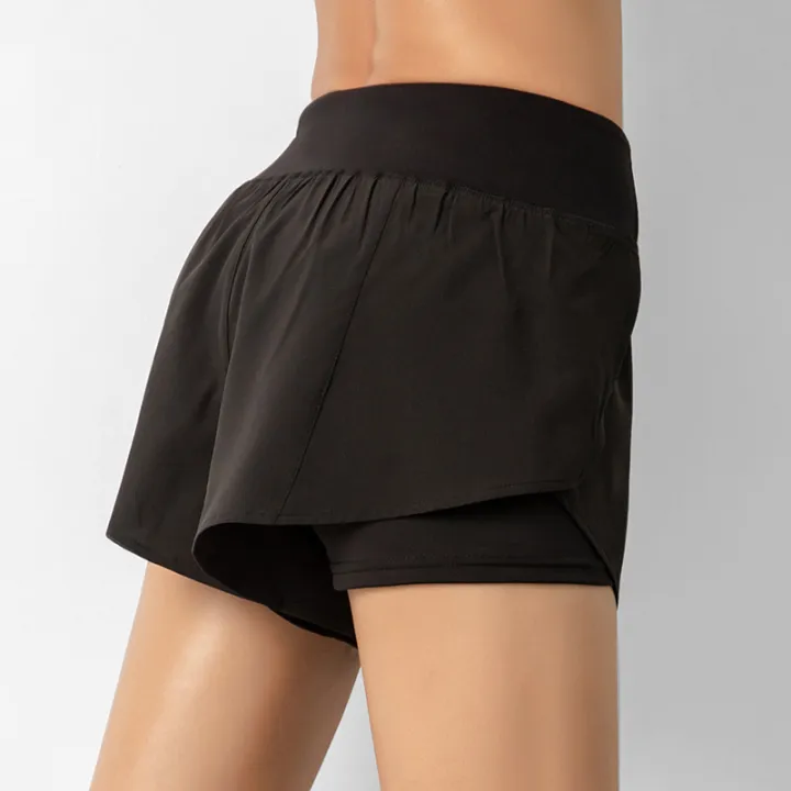 Women's%20Non%20See-Through%20Quick%20Dry%20Breathable%20Yoga%20Shorts%20with%20Side%20Pockets%20Summer%20Running%20Gym%20Workout%20Athletic%20Hot%20Pants%20-%20Image%204