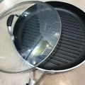 kitchen Essentials Calphalon Commercial Anodized 12 Inch Fry Grill Pan With Glass Lid K6. 