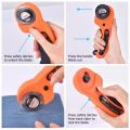 45mm Rotary Blade Knife Cutter with 4/5 extra blade. 