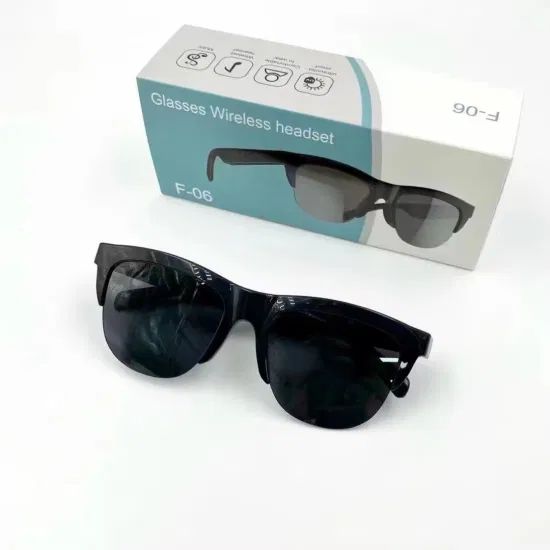 Smart Glasses Wireless Bluetooth Sunglasses Open Ear Music&Hands-Free Calling,for Men&Women,Dual Polarized Lenses,IP4 Waterproof,Connect Mobile Phones & Tablets
