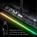 5V 3PIN ARGB LED Strip Light WS2812B IC Addressable Rainbow Light Digital Header PC Host Case Aura Sync RGBIC Fusion RGBIC.