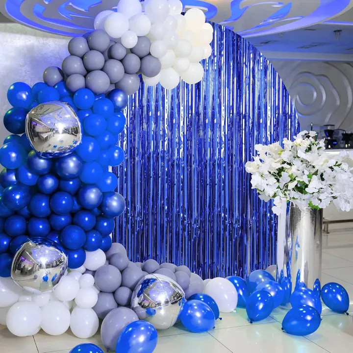 1x2m%20Blue%20Tinsel%20Curtain%20Party%20Backdrop%20Glitter%20Foil%20Fringe%20Curtain%20Dark%20Blue%20Party%20Streamers%20Hanging%20Birthday%20Baby%20Shower%20Decor%20-%20Image%202