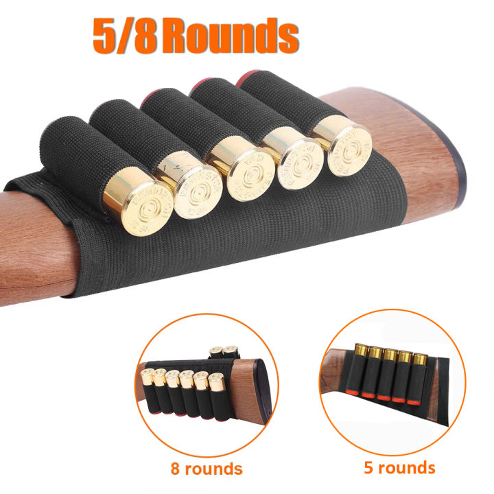 Reloading Universal Shell 5/8 Round Quick Reload Buttstock Shell Holder for Shot Universal 12/20 ...