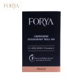 FORYA -  Underarm Deodorant Roll On - 40ml Peach Fragnance (Pack of 3). 