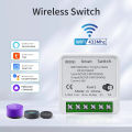 WiFi Switch RF433MHz Wireless Light Switch Work With Tuya Smart Life 1/2/3Gang Wall Switch APP Voice Control Alexa  Home. 
