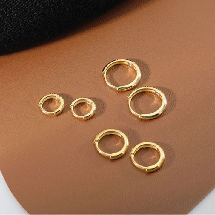 2pcs%20Fashion%20Hoop%20Earrings,%20Gold%20Color%20Tiny%20Cartilage%20Earrings%20Piercing%20Jewelry%20Trendy%20Female%20Hoops%20Earrings%20For%20Women%20Men%20-%20Image%204