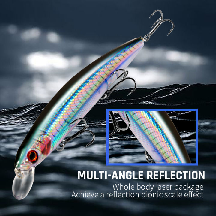GOBAIT%20Floating%20Minnow%2014cm%2024g%20Top%20Water%20Fishing%20Lure%20Weight%20System%20HardBait%20Suspending%20Wobbler%20Strong%20Hook%20Jerk%20Bait%200-1.5m%20-%20Image%205
