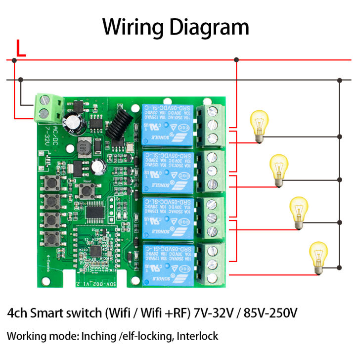 EWelink%20Smart%20Wifi%20Switch%20Home%20Automation%204CH%20WiFi%20Relay%20DC/AC%207-32V%2085-250V%20Smart%20Lamp%20Light%20Switch%20For%20Alexa%20%20Home%20-%20Image%203