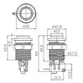 8pcs 28mm Happ Style American Push Button With Micro Switch Concave Cap For DIY Kit Arcade Button 30mm Hole Game Machine Parts. 