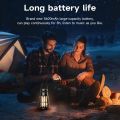 Camping light with inbuilt Bluetooth speaker. 