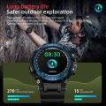 LOKMAT Brand New ATTACK Pro Sport Smart Watch Bluetooth Calls Watches 5ATM Waterproof Fitness Tracker Heart Rate Monitor 2023. 