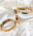 Golden Plain bangles. 