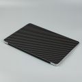 HUADO 2-Piece Set 12.1 13 13.3 14 15 15.4 15.6 Carbon Fiber Laptop Sticker Universal Net Sticker Reusable Laptop Case (Black).