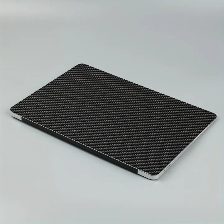 HUADO%202-Piece%20Set%2012.1%2013%2013.3%2014%2015%2015.4%2015.6%20Carbon%20Fiber%20Laptop%20Sticker%20Universal%20Net%20Sticker%20Reusable%20Laptop%20Case%20(Black)%20-%20Image%205