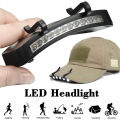 Super Bright LED Headlamp Clip On Cap Hat  Portable Hat Flashlight Use 3 X AAA Battery for Outdoor Fishing Camping Hunting. 