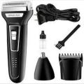 3 IN 1 shaver trimmer and nose trimmer set. 