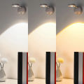 180°Rotate LED Wall Lamp, Human Body Sensing Night Light, 3 Brightness Level Spotlight,for Study Corridor Camping Artistic Decor. 
