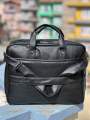 Men's Office Bag Briefcase Bag File Bag Laptop Bag Travel Document Bag PU leather Side Bag. 