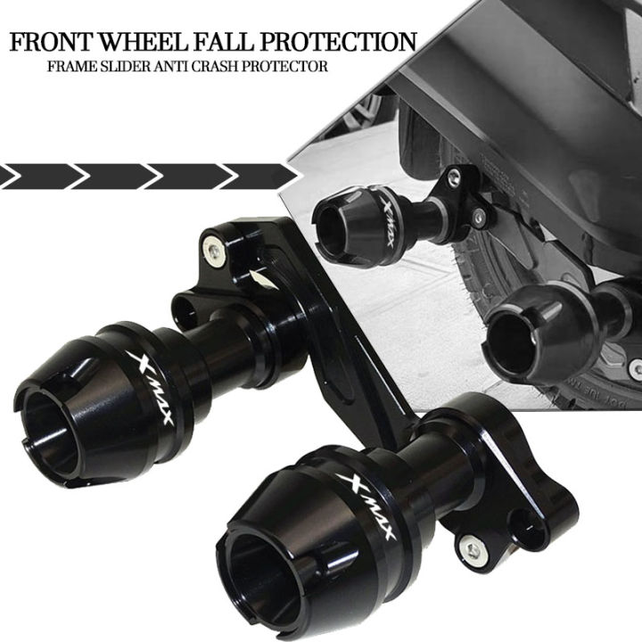 For YAMAHA XMAX300 XMAX 300 accessories Front Fork Wheel Fall Muffler Pipe Frame Protection Frame Slider Anti Crash Protector