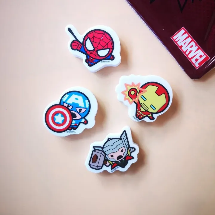 Marvel%20pencil%20eraser%20master%20art%20Avengers%20eraser%20cute%20Iron%20Man%20Spiderman%20Captain%20America%20mvrm1%20eraser%20-%20Image%204