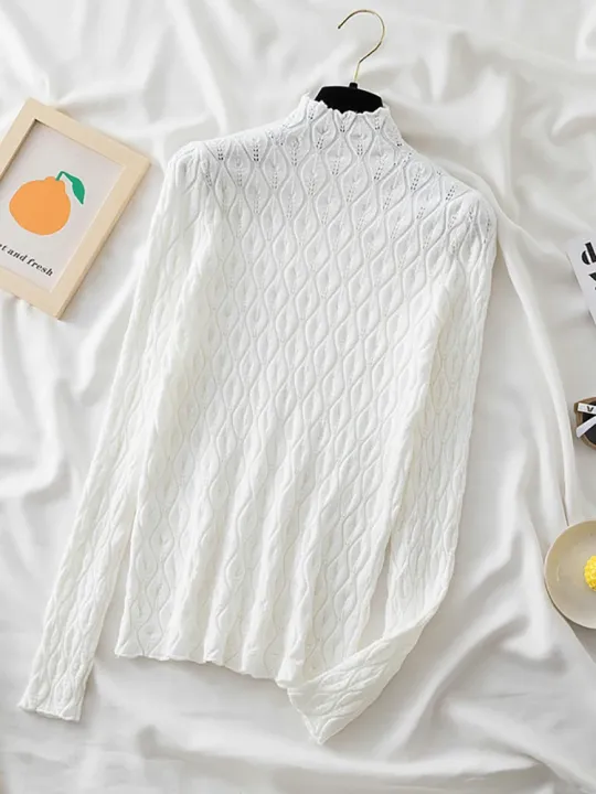 AOSSVIAO%202026%20Turtleneck%20Women%20Sweaters%20Autumn%20Winter%20Warm%20Pullover%20Slim%20Tops%20Knitted%20Sweater%20Jumper%20Soft%20Pull%20Female%20-%20Image%204